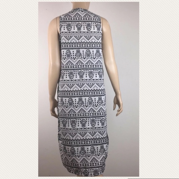 LuLaRoe XS Open Front Long Cardigan Top Sleeveless - Picture 5 of 8